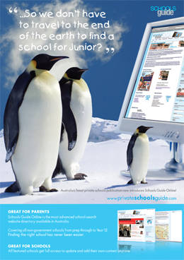 Schools guide print ad